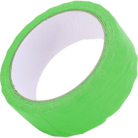 10 Rouleaux Ruban de Masquage Papier Vert pour Peinture Multi-Surfaces, Adhésif Protecteur pour Carrelage et Verre (1/5)