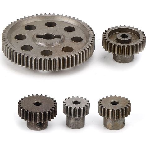 Roue frontale différentielle principale en métal 64T 17T 21T 26T 29T Pièce RC pour BRONTOSAURUS 1/10 Truck 94111 (1/5)