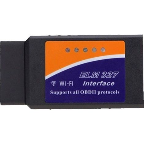 Scanner diagnostico per auto WiFi OBD2, lettura e cancellazione dei codici di errore in 3 minuti, strumento diagnostico per tutti i veicoli, scanner con interfaccia via cavo di diagnosi WiFi OBDII V1.