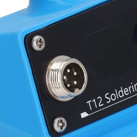 Station de soudage T12 sans fil 18V 72W, chauffe rapide, température réglable, fer à souder portable à pistolet, kit complet avec station et accessoires (1/5)