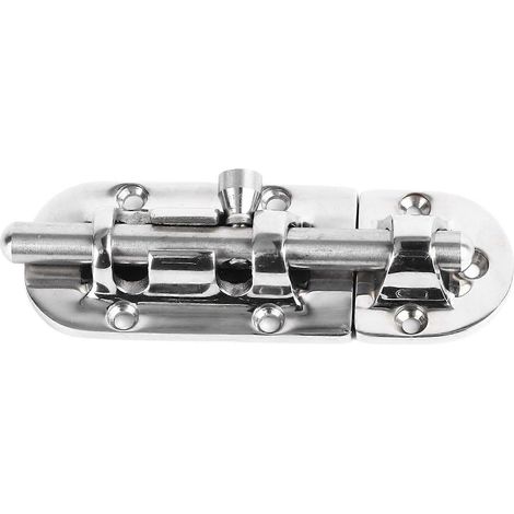 Türriegel 110 x 38 mm, Edelstahl 316, hochpräzise elektrolytisch poliert, Schieberiegel