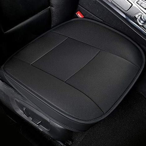 Housse Siège Voiture Avant Super Doux – Cuir PU Respirant Étanche 20,8" Noir 1 Pièce (1/5)