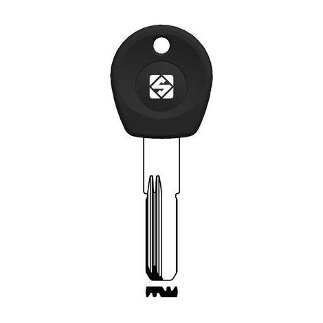 CHIAVE PUNZONATA MO2RP SILCA - OTTONE NICHELATA- 5 pezzi