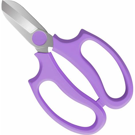 Housolution Sécateur à Jardin/Ciseaux de Greffage en Acier de Haute Qualité, Jardinage Professionnel, Parfait Pour Ranger Les Plantes et Le Jardin - Violet (1/5)