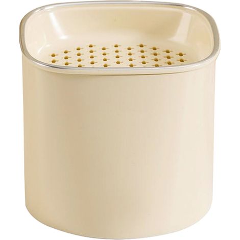 poubelle-Poubelle de Bureau avec Drainage Multifonction - Mini Trash Can pour Bureau et Salon - Noir (1/5)