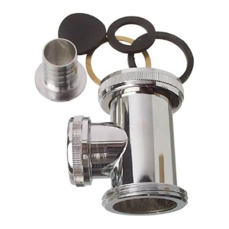 Cornat TEC356260 1 1/4'', evier, chrome, Multicolore (1/5)
