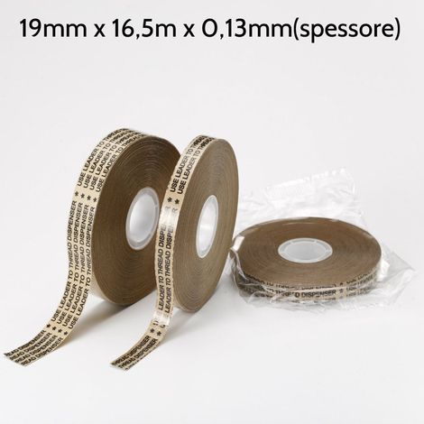 Biadesivo transfer tapes reverse (ATG system) ad alto spessore 0,13mm x 33M (con/senza dispenser ATG900) Packaging - 1 Rotolo: 12mm x 33M x 0,13mm (spessore)