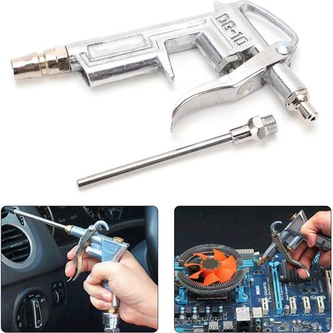 Pistolet à Air Comprimé en Alliage d'Aluminium et Acier Inoxydable pour Nettoyage Haute Pression (1/5)