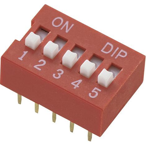 Interrupteur DIP TRU COMPONENTS 709438 Nombre de pôles 4 standard 1 pc(s) D70126 (1/3)