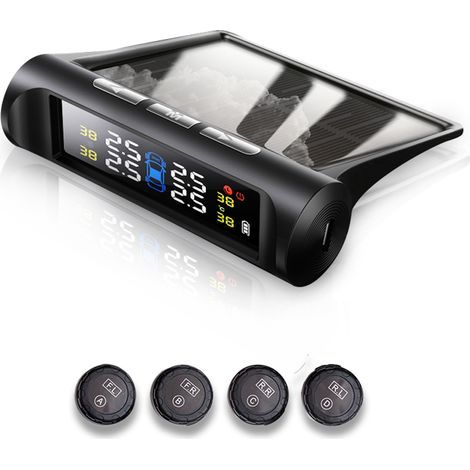 Système de surveillance de la pression des pneus du capteur TPMS externe de la voiture à énergie solaire C240 (1/5)