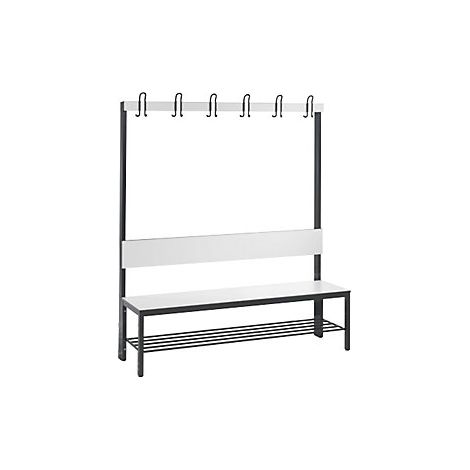 C+P Panca per spogliatoi COMFORT un lato utile HPL
