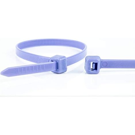 COLLIERS DE SERRAGE VIOLET, 100X2.5MM, 100 PIÈCES WKK 10025 VIOLETT C