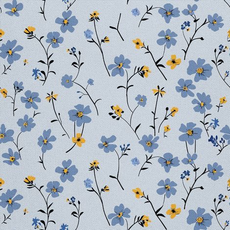 Tela decorativa para exteriores Oxford - Motivo floral I DX5128 (1/5)