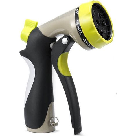 Pistolet d'arrosage multifonction pour jardin — Construction en alliage de zinc avec 8 modes de jet (1/4)
