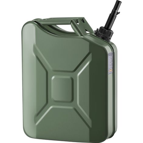 20-Liter-Metallkraftstoffkanister mit Ausgießer und ergonomischem Griff, maximale Durchflussrate 6 l/min, auslaufsicher und korrosionsbeständig, für Auto, Motorrad, Quad, umweltfreundlich. (1/5)