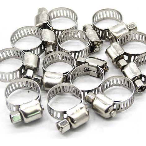 Schlauchschellen aus Edelstahl – verstellbar 13–19 mm für Kraftstoffleitungen, Gummischläuche, feste Klemmen (1/5)