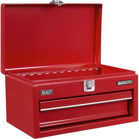 Sealey APMTB1 Superline Pro Mini Toolbox 1 Drawer - Red