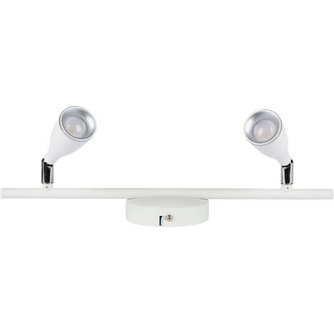 V-TAC VT-810 Doppelstrahler-LED-Lampe 9W verstellbare weiße Wandleuchte warmweiß 3000K - SKU 218266 (1/5)