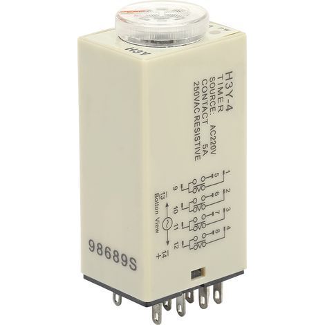 Relais de minuterie, relais de retard de mise sous tension en plastique, large application, synchronisation sur étanche pour la communication (1/5)