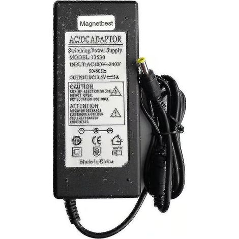Adaptateur secteur 13,5 V pour scanner Epson V33, V370, V220, V330, V300, V330p, V37 et V100 (câble d'alimentation A392bs, A392gb, A392vd) (1/4)