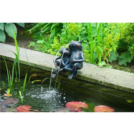 Fontana da giardino Ubbink 2 rane 22 cm 1386074 (1/2)