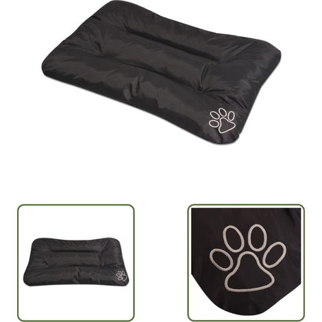 The Living Store Hundebett Größe L Schwarz - Hundebett - Oxfordgewebe - Wasserdicht - Handwäsche - Hundeplatz (1/3)