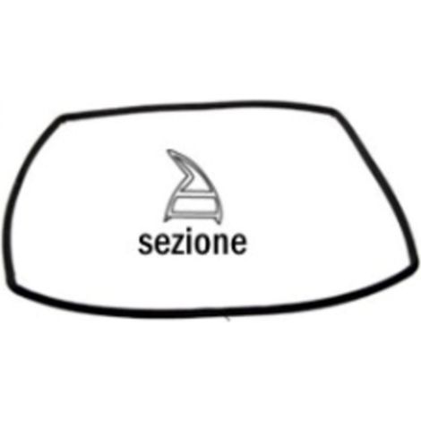 Guarnizione perimetrale porta Forno cucina SMEG Nardi 5 Lunette 44X33 1540 mm