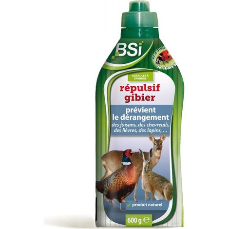BSI - Répulsif Gibier - Granulés pour Épandre - Produit Naturel - Base Végétale