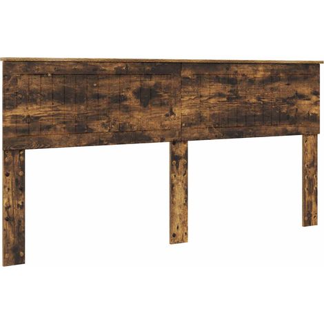 Tête de lit Chêne fumé 180 cm Bois d'ingénierie (1/5)