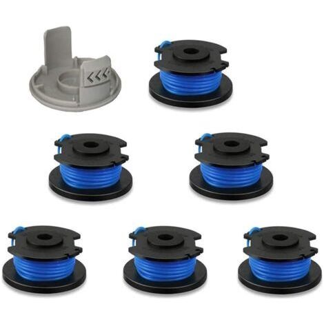 Bobines de Rechange pour Cable d'alimentation Automatique Ryobi 1,65 mm (0,065") avec capuchons,pour Ryobi One+ AC14RL3A, 18V, 24V 40V Tondeuses sans fil (1/5)