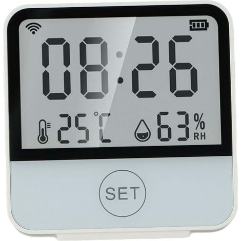 Tuya Capteur de température et d'humidité pour Smart WiFi Thermomètre Hygromètre Intérieur Sans Fil Version Batterie (1/5)