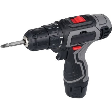 Ensemble Perceuse Sans Fil 12V, Visseuse Électrique 25+1 Couples, 2 Vitesses, Variateur Continu, Pour Bois Métal Mur, Vissage Dévissage, Réparation Meubles Électroménager Jouets, Batterie 1500mAh, Pri (1/5)