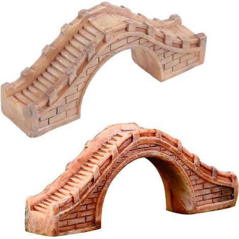 Décoration d'aquarium : grotte rocheuse, pont en résine, poissons, abri pour aquarium, betta, guppy, animaux aquatiques (1/4)