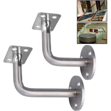 Main Courante Mains Courants Supports d'escalier Matériel en Acier Inoxydable Support Stair Support Mur (1/4)