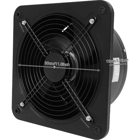 Ventilateur Extracteur, Diamètre d'Ouverture de 30 cm, Montage Mural/Plafond (1/5)