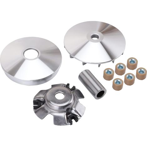 Complete Variator Roller Assembly Replacement for 4 Stroke GY6 125cc 150cc Scooter Go Kart 152QMI 157QMJ Engine (1/5)