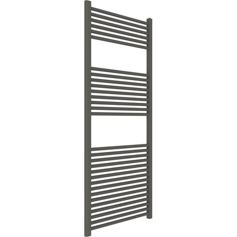 ERCOS Scaldasalviette Termoarredo Bagno Dimensioni 650x1500 MM Radiatore Colore Quarzo Opaco , Attacchi da 1/2" Fornito Con Kit Montaggio (1/2)