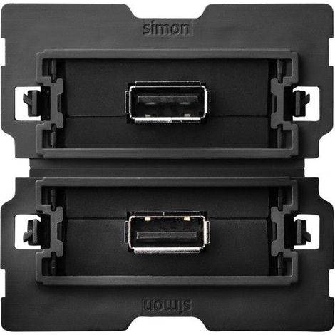 SIMON 100 - Connecteur 2xUSB 2.0 A femelle 2M 10000562-039