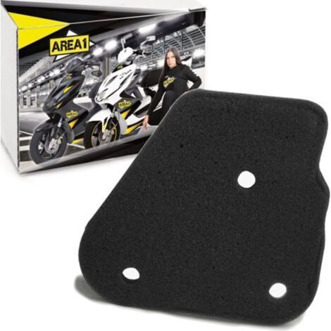 Luftfilter für 50-cm³-2-Takt-Motoren, kompatibel mit Yamaha Aerox 50 R/Naked, Neos, Jog R, BWS, Why Slider auch geeignet für MBK Nitro, Booster, Ovetto, MachG Stunt, Malaguti F12 15, Benelli K2 491 un (1/5)