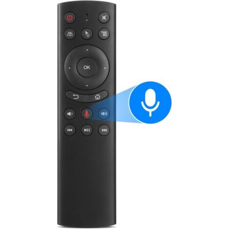 BUNTHAUS Drahtlose Ersatzfernbedienung für die G20-Sprachfernbedienung zur Unterstützung von Android-TV-Boxen, Mini-PCs, PCs und Tablets (1/5)