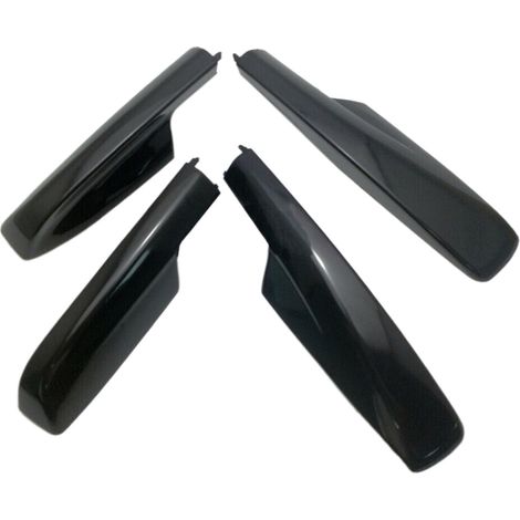 Set di 4 tappi terminali neri per barre portatutto da tetto per veicoli Highlander XU20 2001-2007.