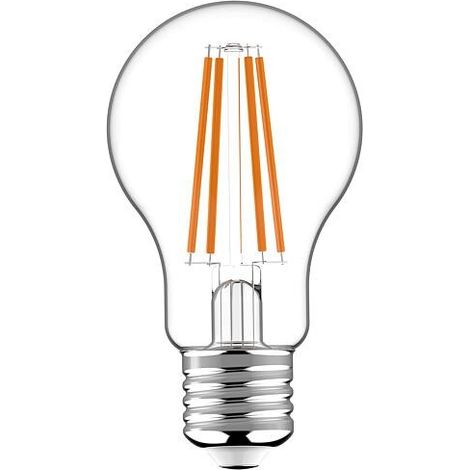 Ampoule LED à filament forme d´ampoule à incandescence A60 E27 7W 806lm 2700K clair 330°