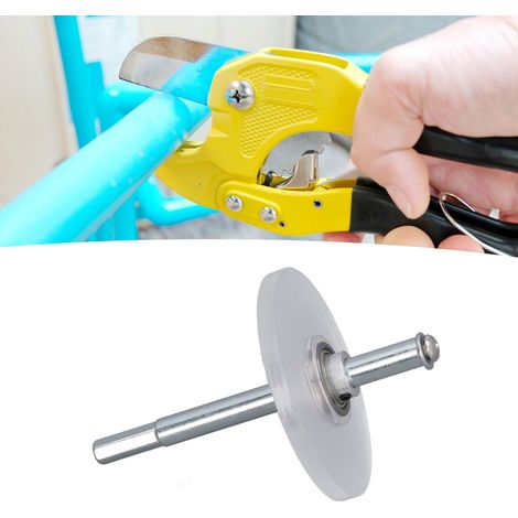 Innenrohrschneider-Set für PVC-Rohre, inklusive einstellbarer Tiefenlehre, 6 gezahnten Klingen und 8 mm (0,315 Zoll) Sechskantschaft. Geeignet zum Innenschneiden von ABS-Kunststoffrohren. (1/5)