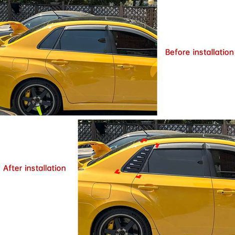 1 Paar Lamellen-Außenaufkleber für Subaru Impreza WRX STI (2011–2014) (1/4)