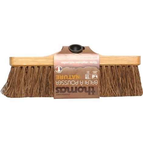 THOMAS - Balai a pousser fibre longue vegetale