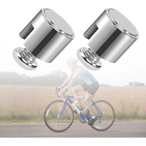 4 Stück silberner Radgeschwindigkeitssensor, Neodym-Eisen-Bor-Tachometermagnet, Speichenmagnet mit 12 mm Durchmesser für E-Bike, für Langstrecken- und Nachtfahrten (1/5)
