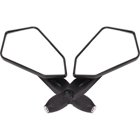 Rétroviseur Moto 1 Paire Angle Large Claire avec Boulons M8 M10 pour Scooter, ATV, UTV, Cross, Guidon (1/5)