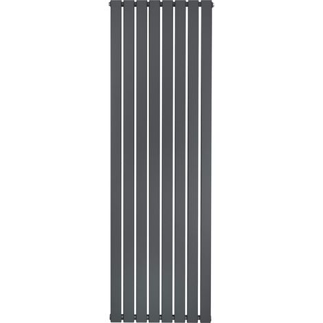 Radiateur Plat à 1 Colonne 1800 x 560 mm en Acier Carbone Gris Anthracite Chauffage Centrale Moderne Verticale Monté Sur Mur Cuisine Salle de Bain [Brosse de Nettoyage & Supports INCLUSES] (1/5)