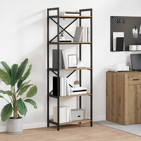 vidaXL  Bookshelf  Artisan Oak 56 x 34 x 171 cm Engineered Wood