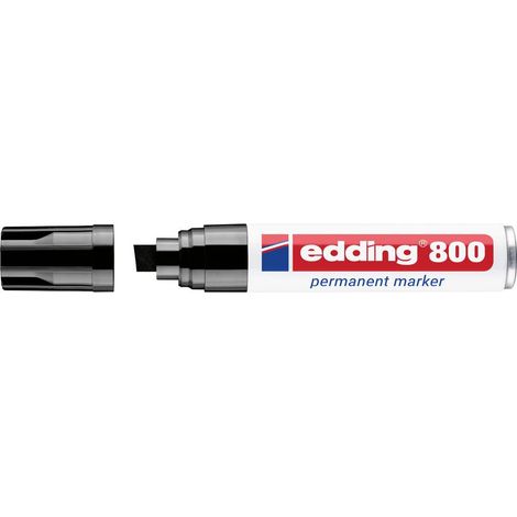 Edding 800 4-800001 Marcatore indelebile Nero resistente all'acqua: Sì (1/5)